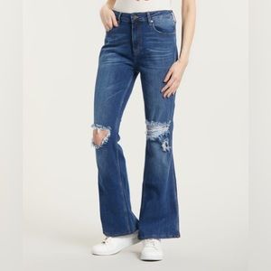 Free People Authentic Flare Leg Jeans - 27